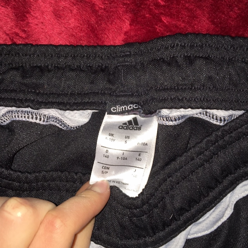 Adidas black and white pants size small - Picture 4 of 4